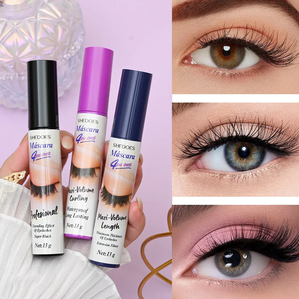 Rímel à prova d'água 5d, alongamento de cílios de longa duração, sedoso, extensão de cílios pretos, maquiagem, beleza, cosméticos coreanos