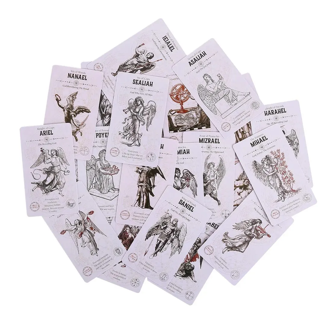Angel Tarot cards Mysterious Divination Oracle for Party Play Board Game Deck