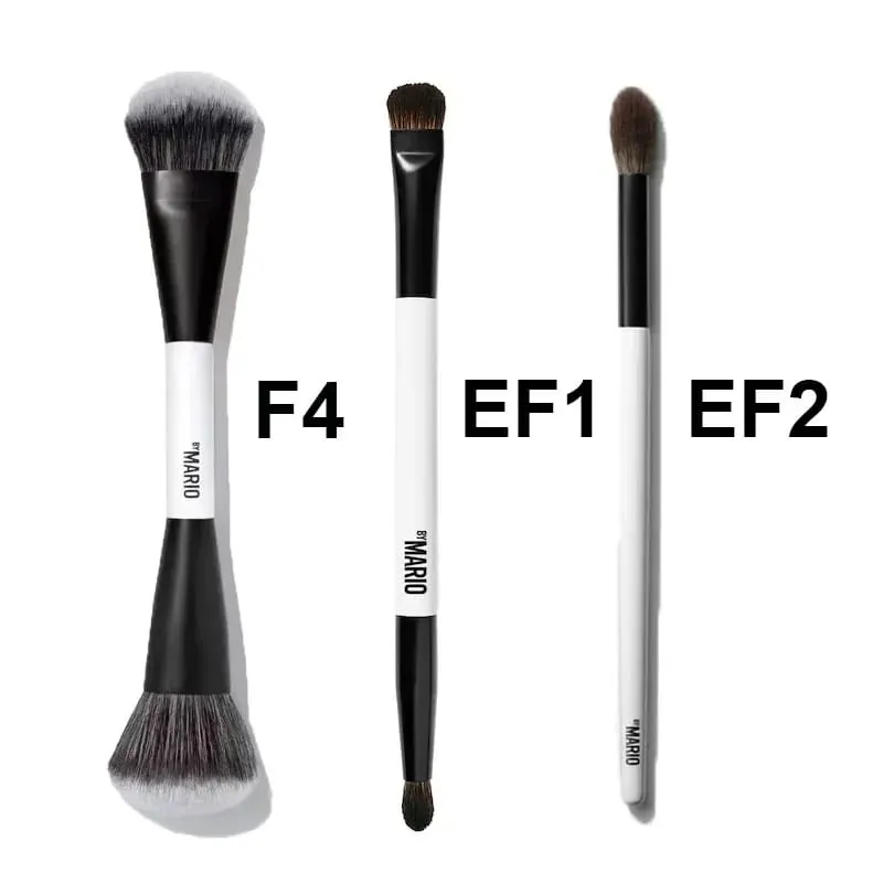 Kit de pincéis de cerdas macias para blush e iluminador, ferramentas cosméticas faciais impecáveis ​​e macias, F1 F2 F3 F4 Pro, pincéis de maquiagem para mistura facial