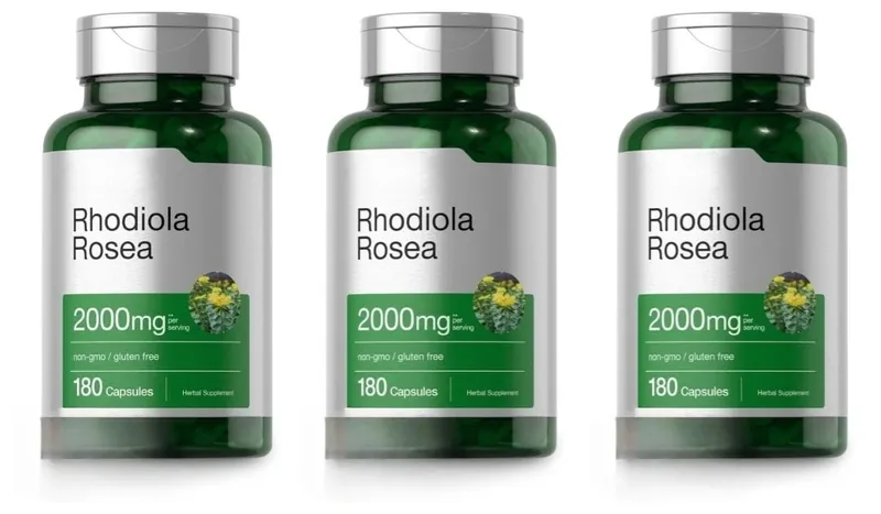 紅景天根萃取物 2000 毫克等效草本膳食補充劑 180 粒膠囊