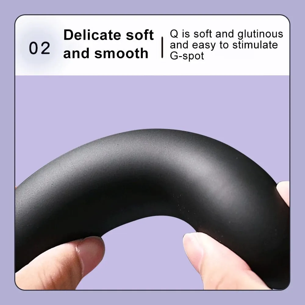 Vibrador de silicone líquido flexível para iniciante plugue anal massageador prosate ponto g ferramenta de massagem pessoal ventosa brinquedo sexual feminino