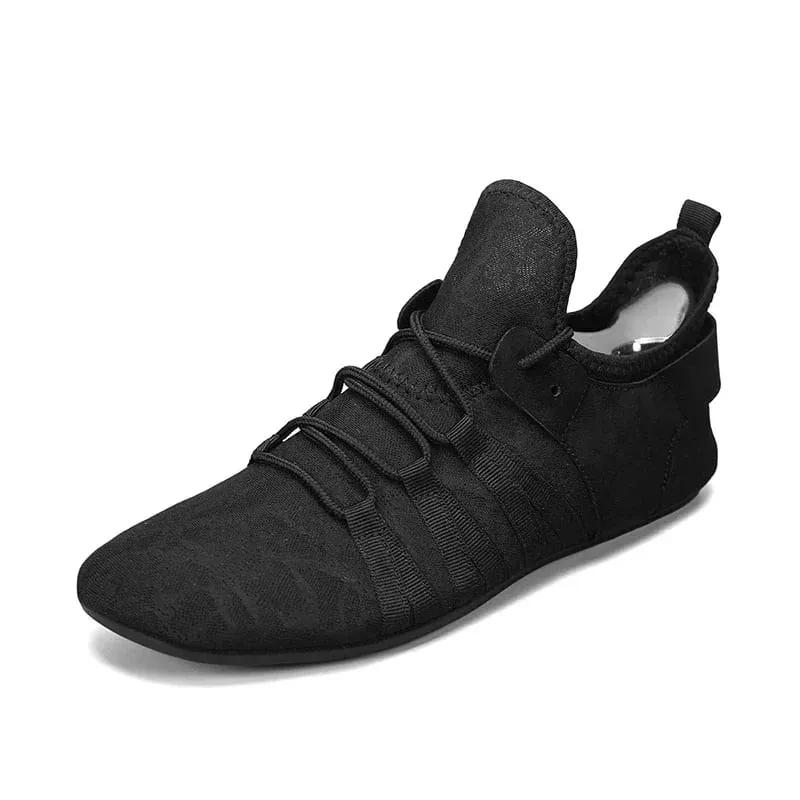 Men's Shoes Casual Flat Shoes Men Lightweight Comfortable Thin Bottom Lace Up Men Shoe Driving Walking Shoes Men Footwear