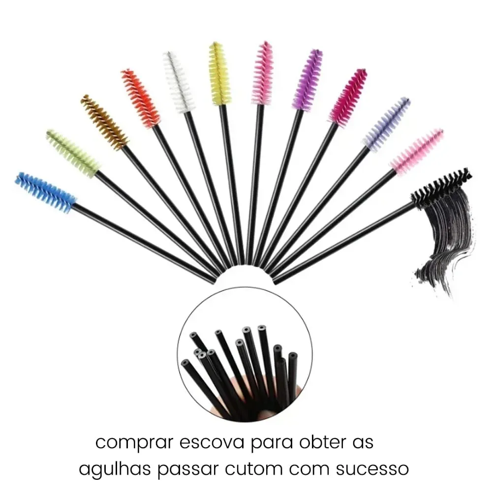 Disposable Eyelash Brushes Kits Microblading Needles Dia 0.15MM Micro Tebori Blades Tattoo Eyebrow Supplies Makeup Applicators — image 2