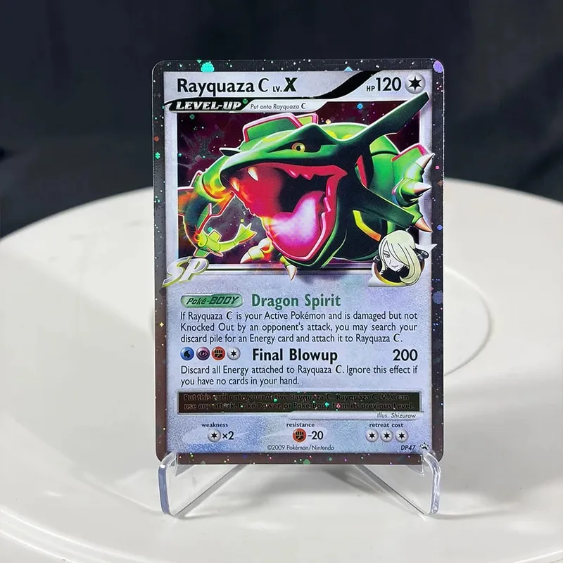 Proxy Cards EX Series Rayquaza Gold star Charizard Gengar Pikachu Hobbies Hobby Collectibles Game Collection Anime Cards