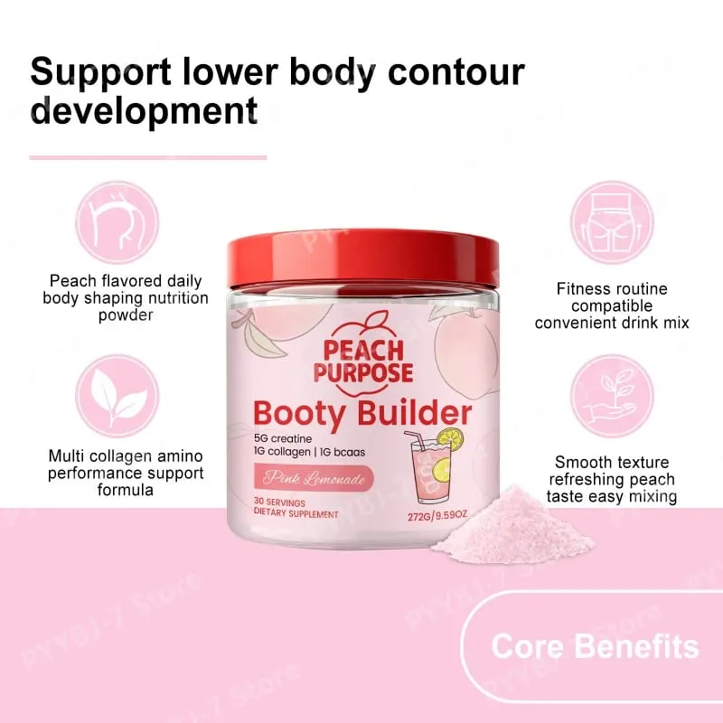 Pó de recuperação de treino com creatina, colágeno e BCAAs – Suplemento nutricional de bebida fitness para suporte muscular pós-treino
