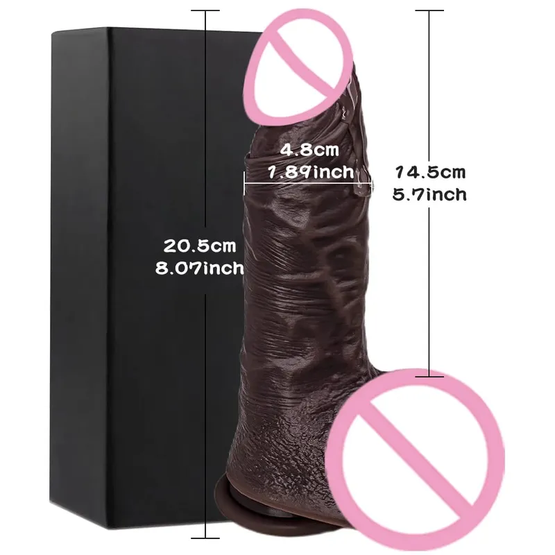 Realistic Big Dildo Huge Fake Penis With Suction Cup Flexible Artifical Dick Female Vagina Anal Masturbation For Lesbain Sex Toy