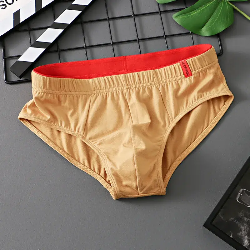 1/3PCS Men's Pure Cotton Briefs High Quality Comfortable Underpants Breathable Shorts Underwear Lingerie Panties Calcinha Cuecas