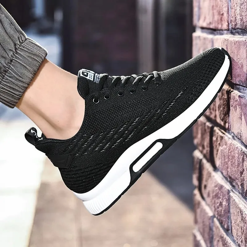 Tênis masculino palmilhas de aumento de altura 6cm sapatos de elevador robusto salto mais alto plus size 37-46 — image 7