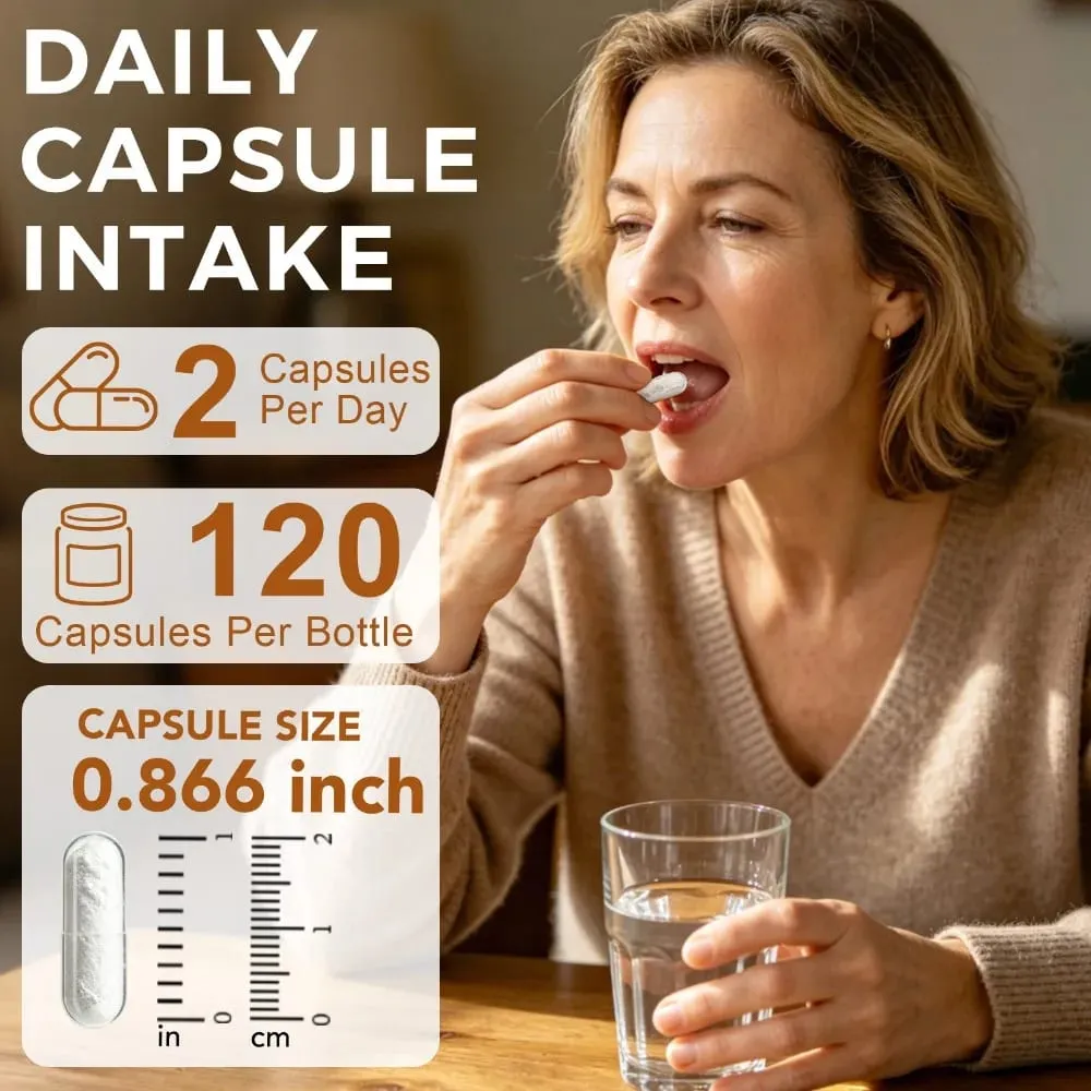 NMN Cápsulas 1000mg Beta Nicotinamida Mononucleotídeo TMG Quercetina Resveratrol NAD+ Metabolismo Função Mitocondrial 120 Contagens
