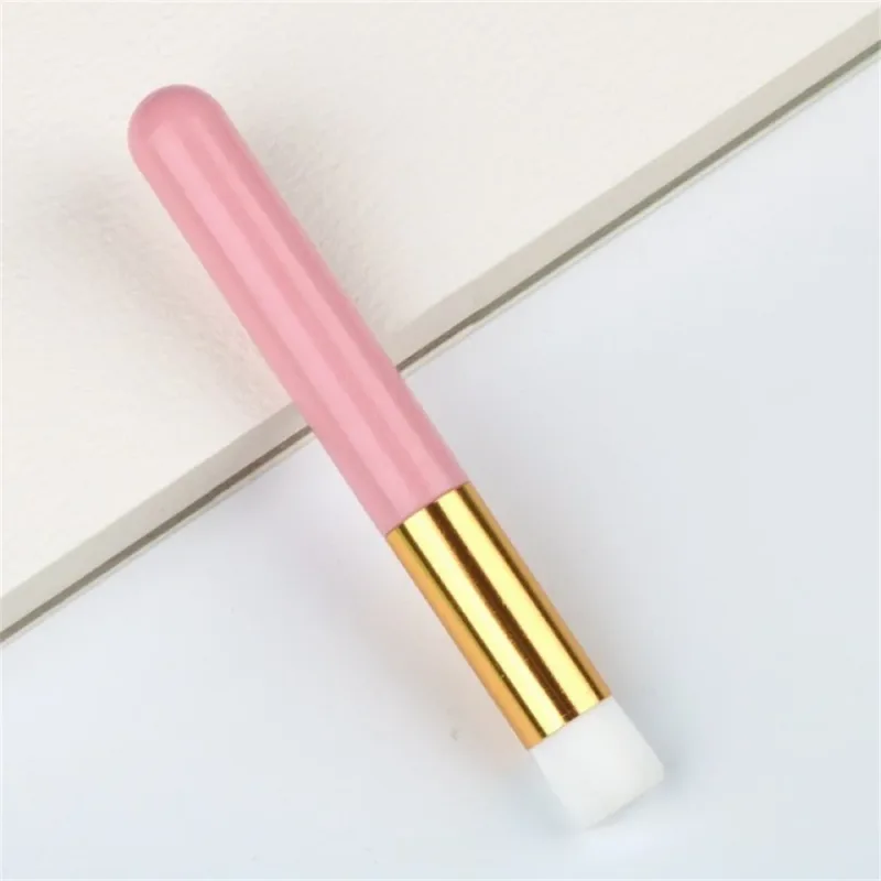 Libeauty atacado escovas de limpeza de cílios para extensões de cílios glitter lash shampoo escovas nariz poros limpeza ferramenta de maquiagem