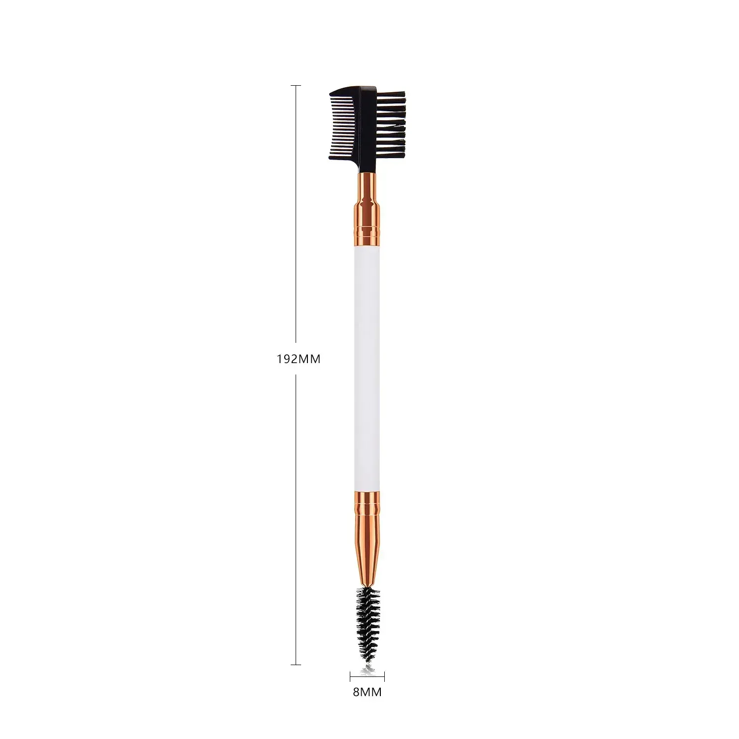 3/10 PC 1PC Pincel de pente de sobrancelha de ponta dupla Pincéis de maquiagem de beleza Aplicador de cílios Ferramenta de maquiagem profissional
