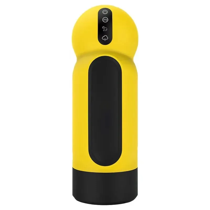 Novo automático masculino realista dupla penetração canal vibração garganta profunda vagina aquecimento voz bolso gato adulto brinquedo sexo — image 13