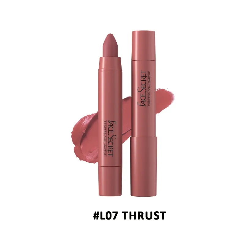 Batom fosco à prova d'água, acabamento de longa duração, antiaderente, leve, aplicação suave, conjunto de combinação labial, 1 peça
