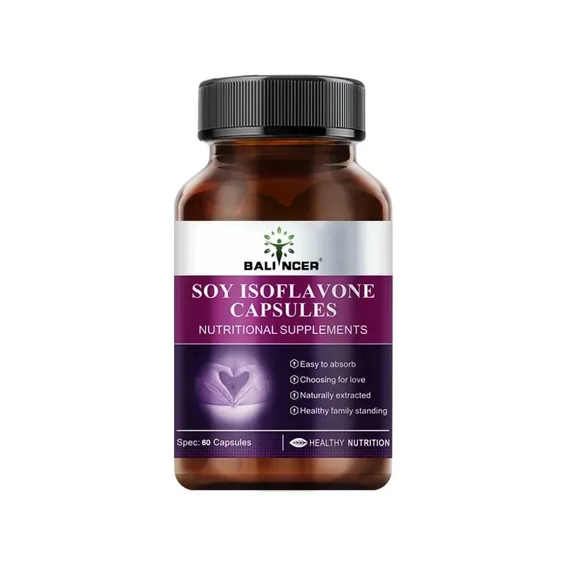 Cápsulas de extrato de isoflavona de soja, manutenção da condição física, alívio da menopausa, suporte de humor, suplemento nutricional feminino — image 9