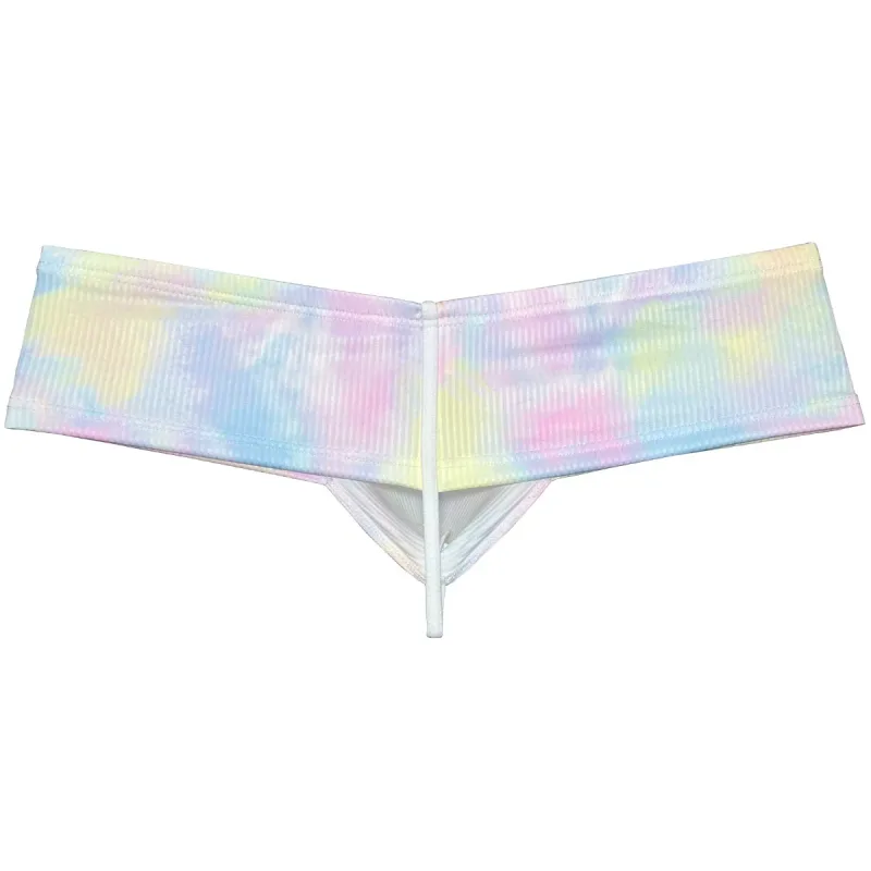 Cuecas micro boxer masculinas, cuecas de biquíni com bolsa, virilha de corda, roupa íntima brasileira, sexy, respirável, bolha, malha hipster