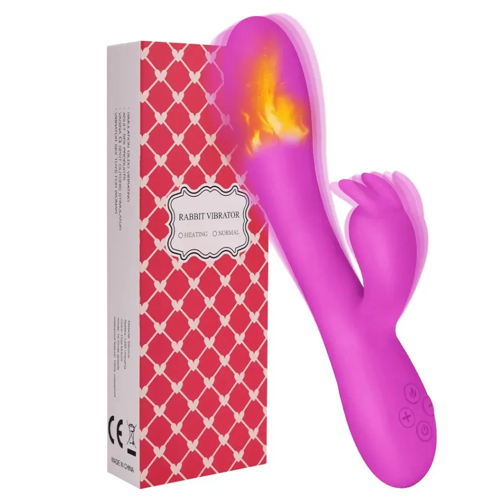 Carregamento usb aquecimento av coelho vibrador vibrador vagina clitóris estimulador g-ponto adulto jogo brinquedos sexuais para mulher masturbador feminino