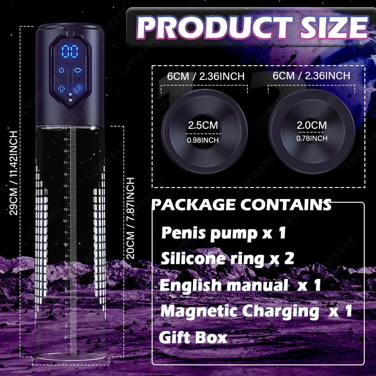 Bomba elétrica à prova d'água ipx7, ampliação da ereção do pênis, bomba de vácuo automática para homens, 4 sucção, masturbação, brinquedo sexual para homens
