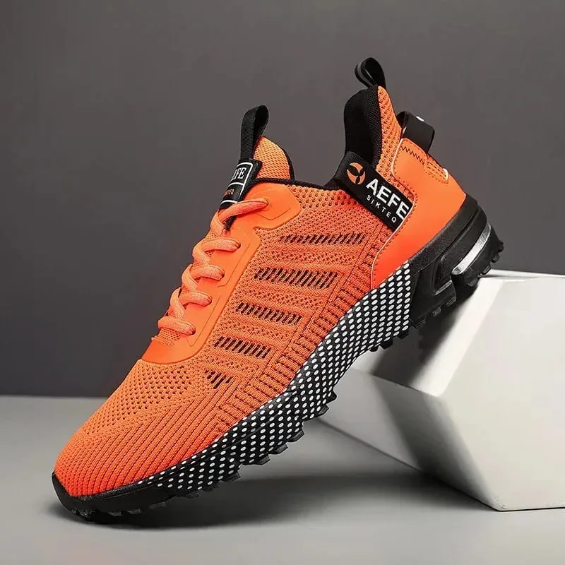 Tendência masculina original tênis plataforma sapato sola macia de alta qualidade tênis casuais correndo rendas até sapatos de treinamento ao ar livre calçado