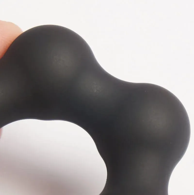 Star Dick Penis Cock Ring Delay Ejaculation Silicone Cockring Erection Sex Toys Men Testicle Scrotum Ball Stretcher