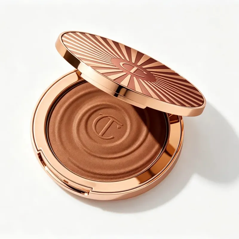 Charlotte Tilbury Setting Spray 16H à prova d'água sem peso e varinha de contorno misturável edificável e sombra 12Pan intensamente pigmentada
