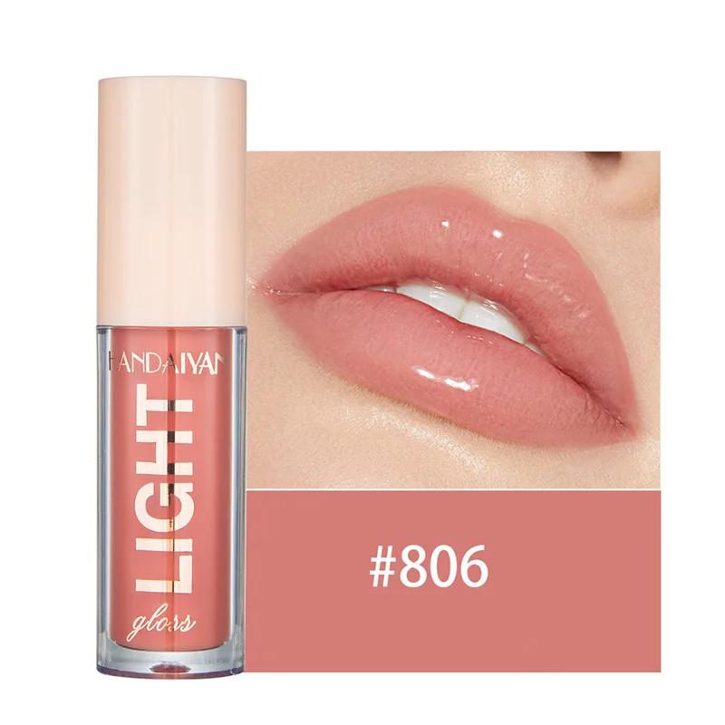 12 Colors Mirror Pearl Lip Gloss Long-lasting Moisturizing Shine Glitter Lip Glaze Waterproof Glass Liquid Lipstick Women Makeup