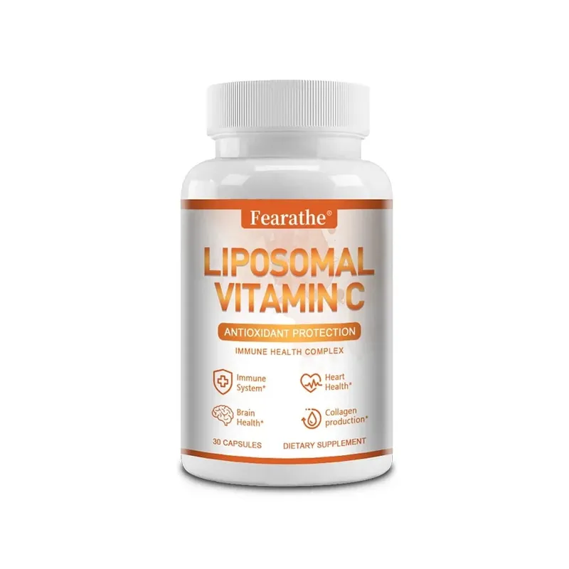 Natural Liposomal Vitamin C - Immune System & Collagen Booster High Absorption Skin Vitamins Vegeterian Vegan Non-GMO
