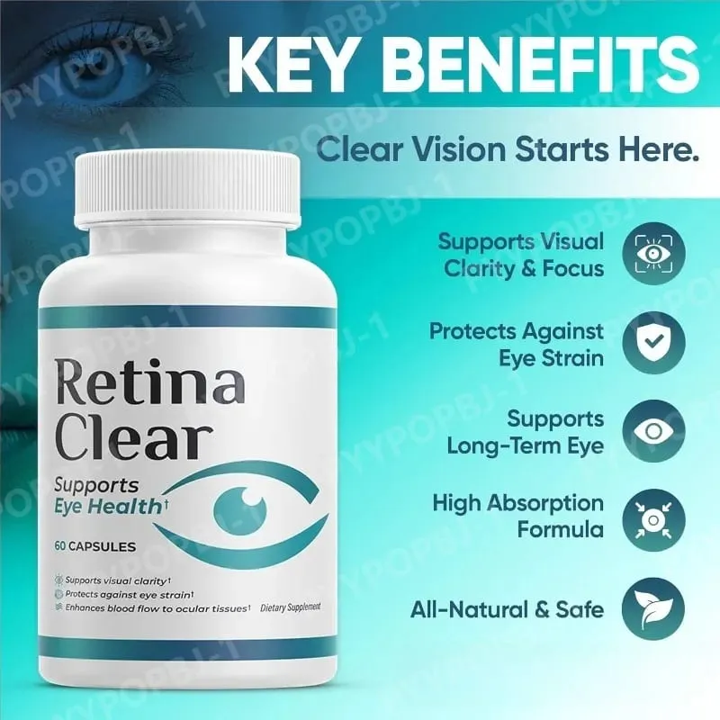 60 Count Eye Protection Capsules Supports Visual Clarity and Relief Eye Fatigue Supplement Contain Lutein multivitamin & Zinc