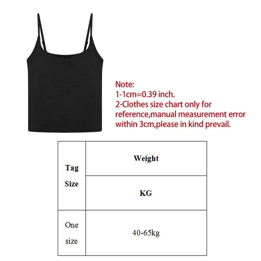 Básico sólido camis casual sem mangas cinta de espaguete colheita topo quadrado pescoço regatas com sutiã embutido y2k roupas femininas verão — image 8