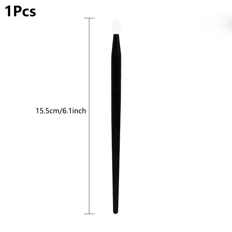 1/5 pçs pincéis de sombra de silicone macio lábio bálsamo delineador aplicador corretivo escovas de sobrancelha portátil maquiagem facial ferramenta de beleza — image 11