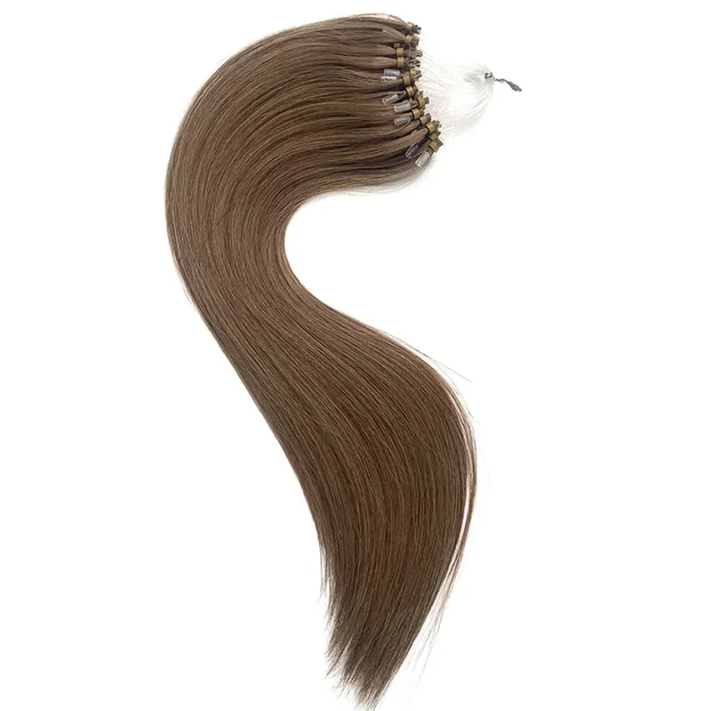 Remy 真人接髮 14-24 吋微環附件微珠自然外觀 DIY 接發