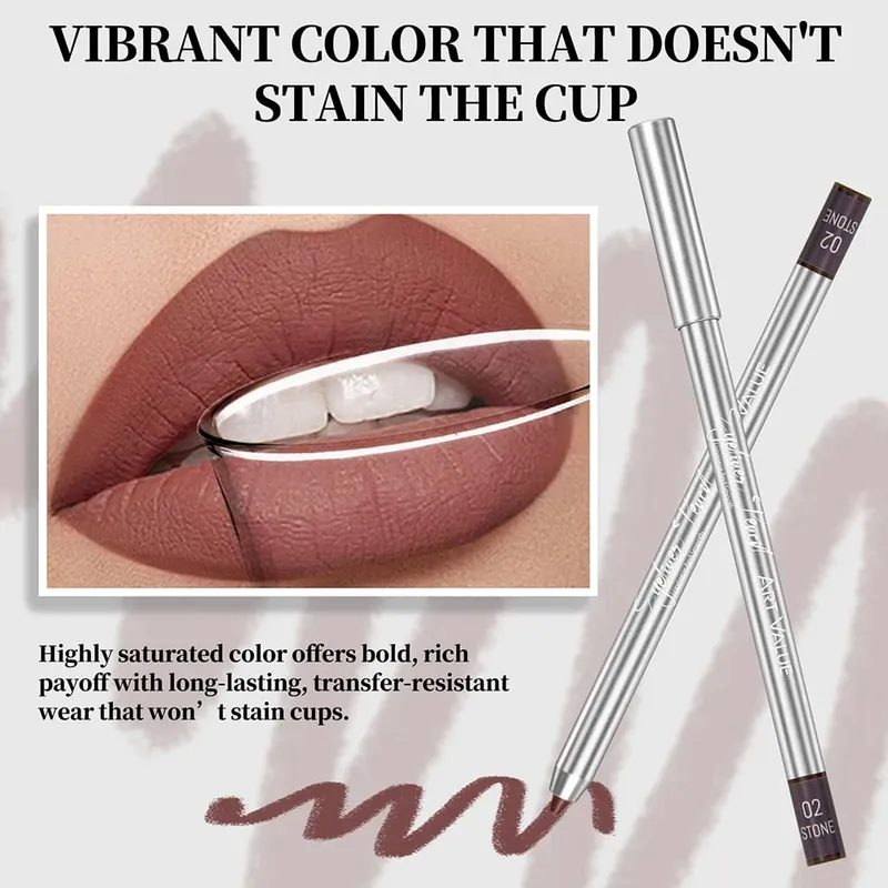 ART VALUE 6 Color Matte Eyeliner Pencil Makeup Sets Easy Coloring Sweat Proof Eyeshadow Pencil Lasting Shimmer Eyeliner Cosmetic