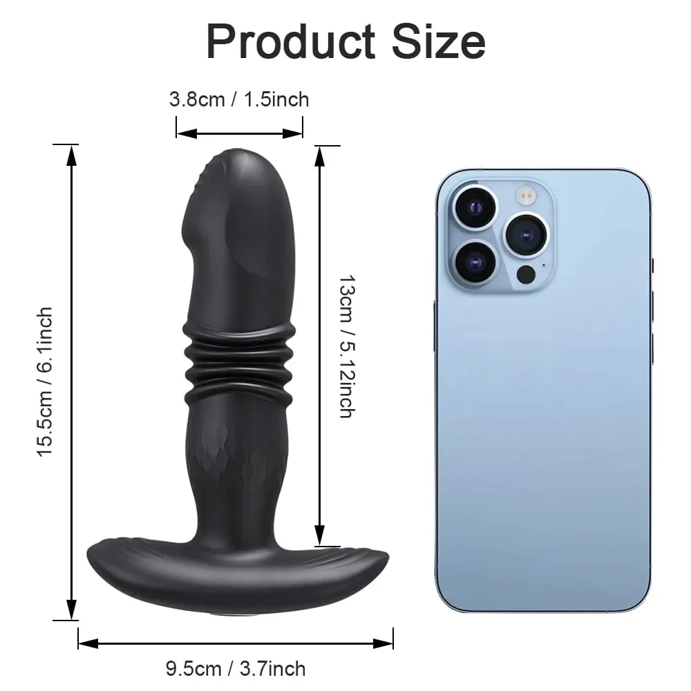 Vibrador telescópico com controle por aplicativo, plugue anal com controle remoto, brinquedo sexual para adultos, vibrador anal masculino, massageador de próstata, plugue anal
