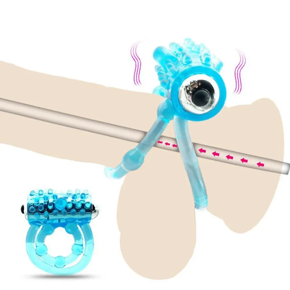 Vibradores duradouros anéis duplo cockring atraso ejaculação precoce pênis bola loop 2 bloqueado brinquedos sexuais produto para homem