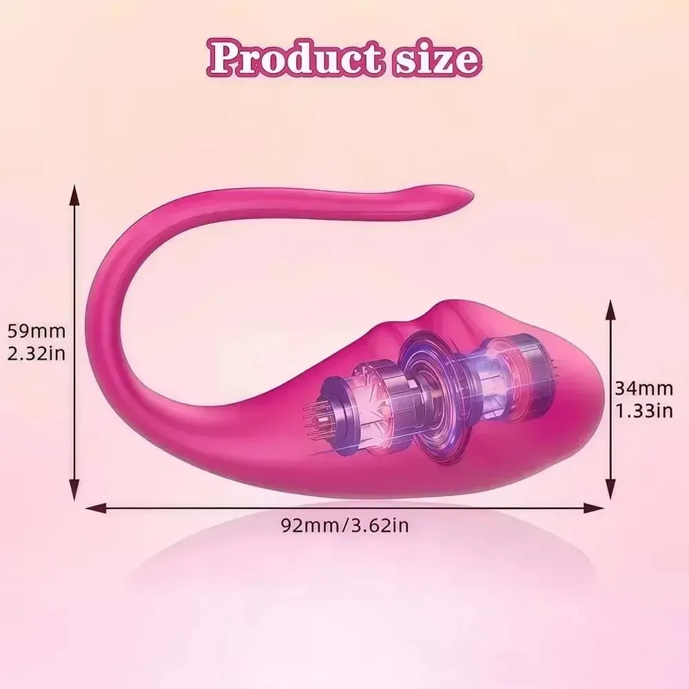 Poderoso wearable app controle ovo vibrador tipo u estimulador vaginal clitoriano para casais massagem g ponto brinquedo sexual para mulher 18 +