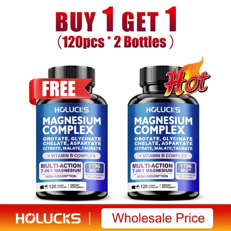 Suplementos complexos de magnésio-osso de memória e promovem a saúde do cérebro, apoio ao sono, relaxamento muscular, estresse e alívio de ansiedade