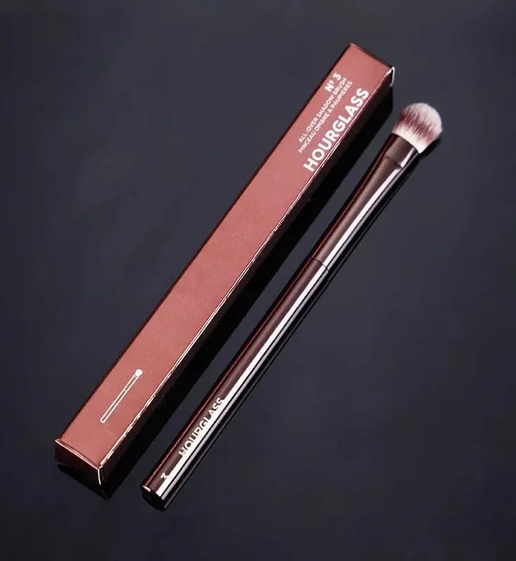 1 pc HG Pro Makeup brushes Powder contour Blusher Make up brush Highlight Bronzer exquisite Professional metal handle with box