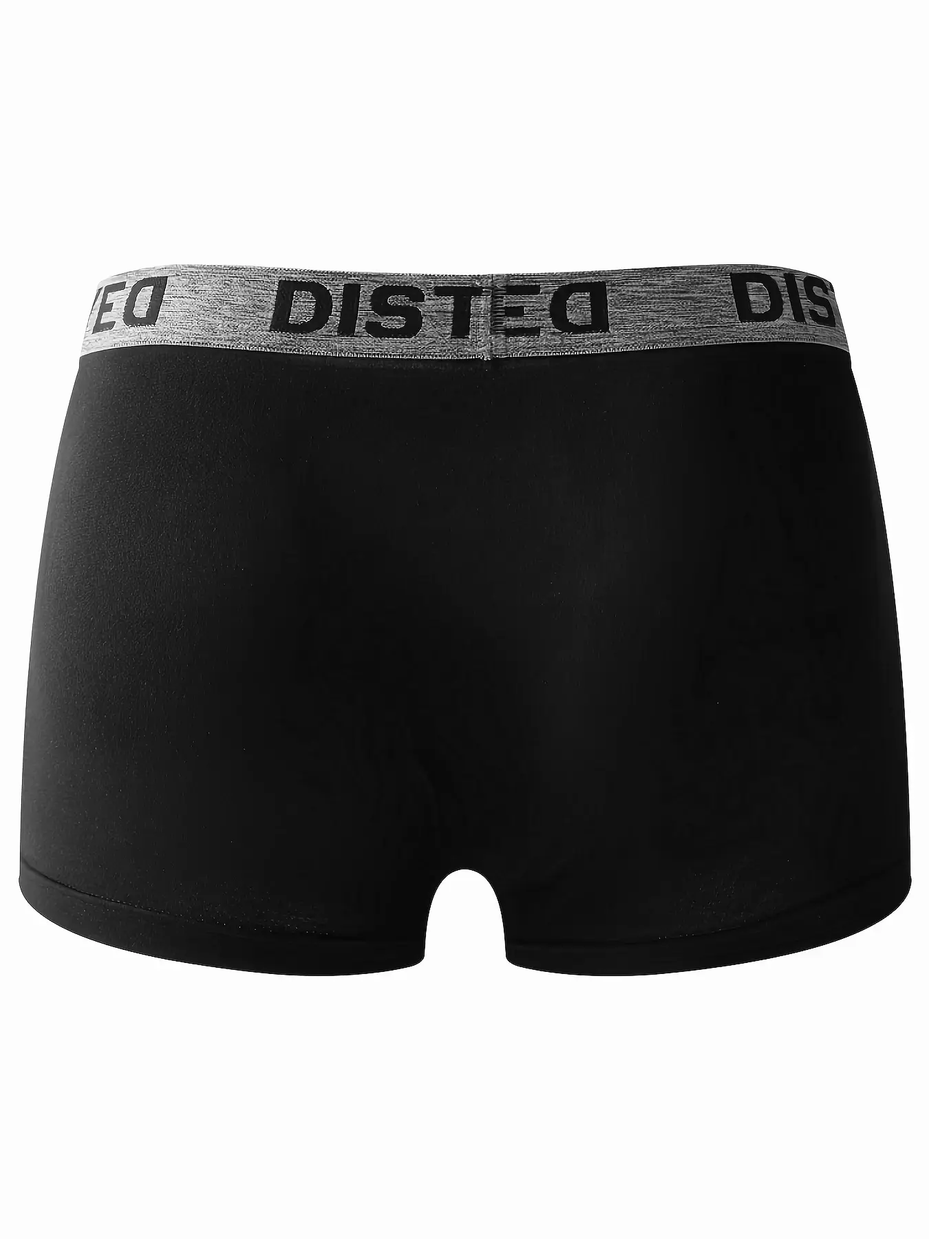 Cuecas boxer masculinas de algodão ultramacio premium, 6 pacotes, preto e cinza, conjunto de tecido extensível, não vinculativo, roupa íntima clássica