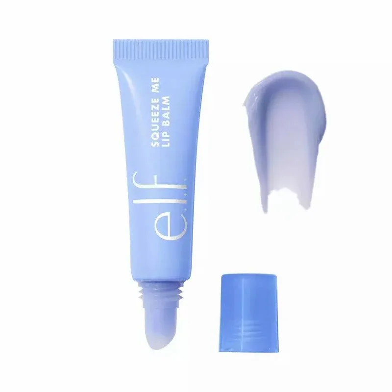 Novo elf brilho labial de 8 cores e blush em pó multicolorido, textura fina, leve, hidratante, nutritivo, bálsamo labial, cosméticos de cuidados