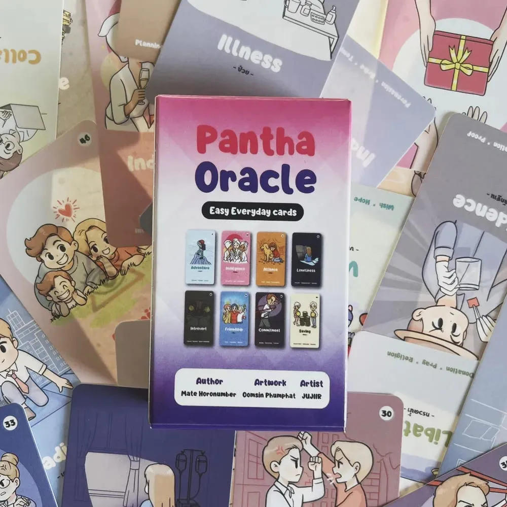 Pantha Oracle Cards Guidebook Card Game Tarot Deck with PDF New Beginner Divination Oracle Party Game Occult — image 4