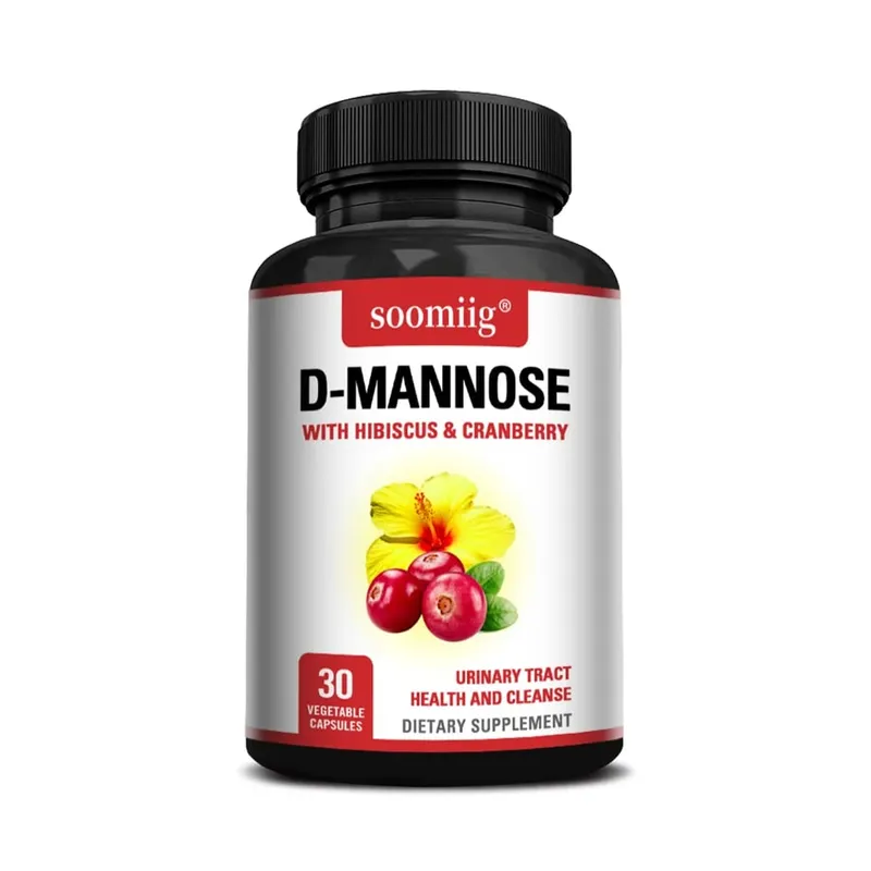 D-manose com suplemento de hibisco e cranbrry apoia a saúde da bexiga do trato urinário e reduz infecções do trato urinário não-OGM