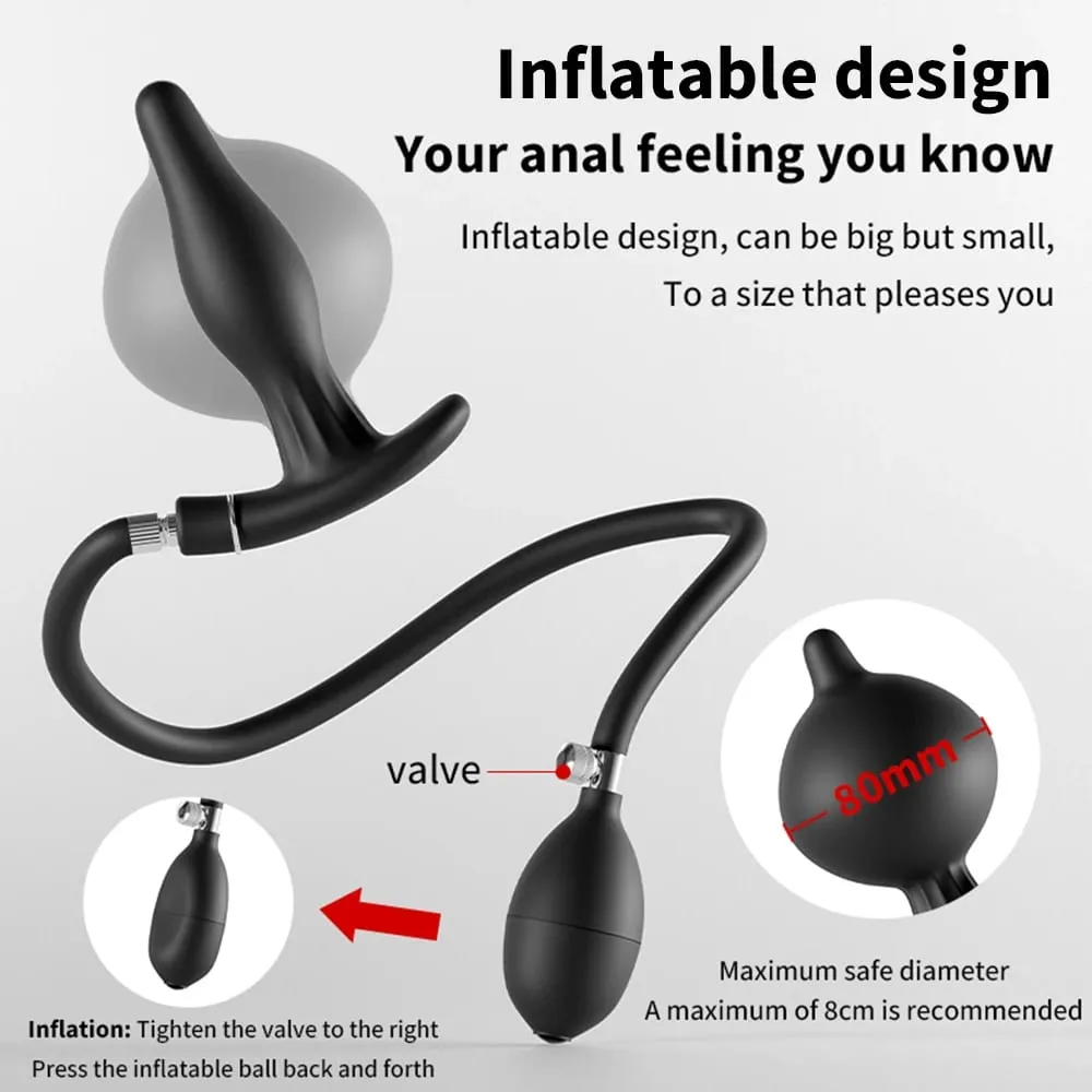 10-frequência vibração próstata grânulo inflação enorme anal plug orgasmo elétrico masturbação massageador sexo produto butt plug sextoy — image 2