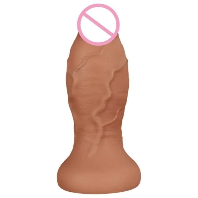 Super Grande Anal Vibradores Grosso Pênis Realista Silicone Big Dick Butt Plug Masturbador com Ventosa Brinquedos Sexuais para Mulheres Homens