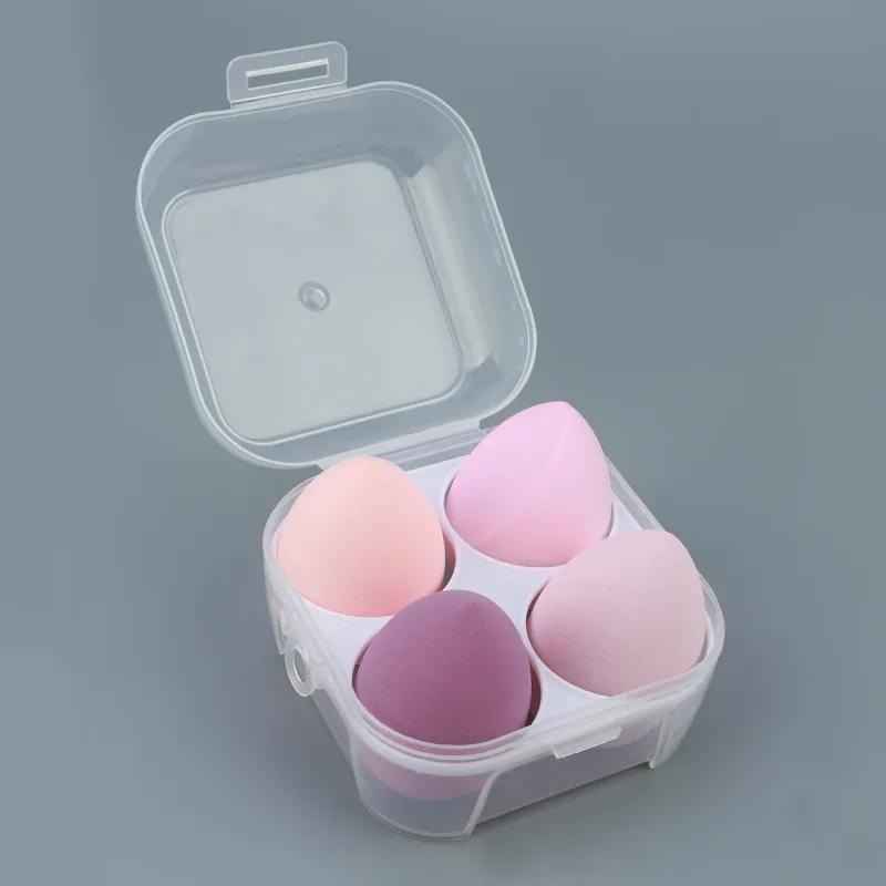 4/8 pçs cosméticos puff maquiagem esponja liquidificador beleza ovo macio fundação esponjas pó puff feminino compõem acessórios ferramentas de beleza