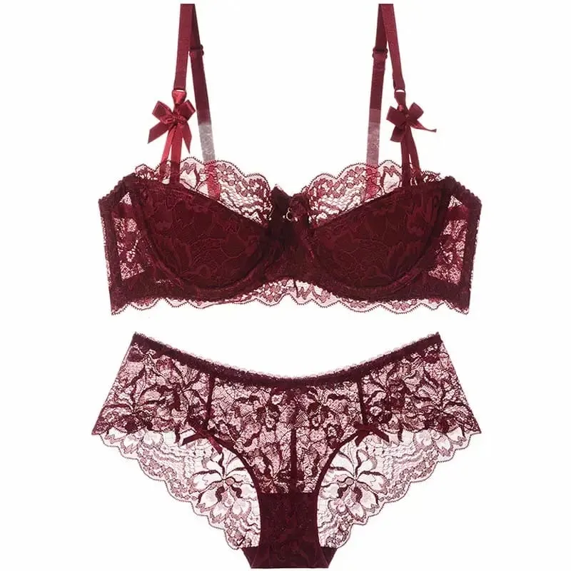 Conjunto de sutiã meia xícara de verão, tendência, fino, grande, minimizador de busto, lingerie de abstinência reunida para mulheres, sono diário, roupa casual