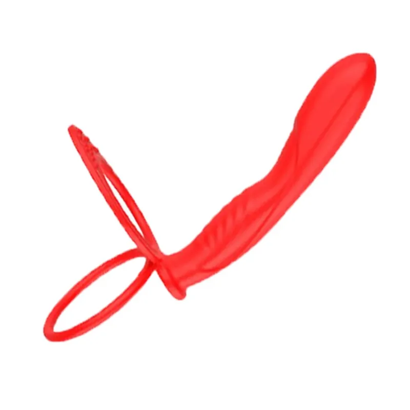 Dupla penetração anal plug vibrador vibrador galo anel butt plug para homens cinta no pênis vagina plug adulto brinquedos sexuais para casais
