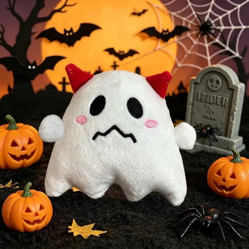 Novo halloween fantasma boneca de pelúcia travesseiro lance travesseiro sala sofá almofada ornamento decorativo travesseiro atacado