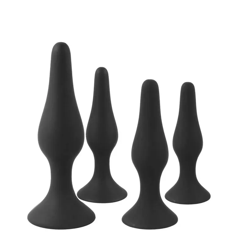 Plugue anal de silicone para iniciantes, plugue anal para homens e mulheres, massageador de próstata para gays, mini bala anal, masturbador, brinquedo sexual para homens
