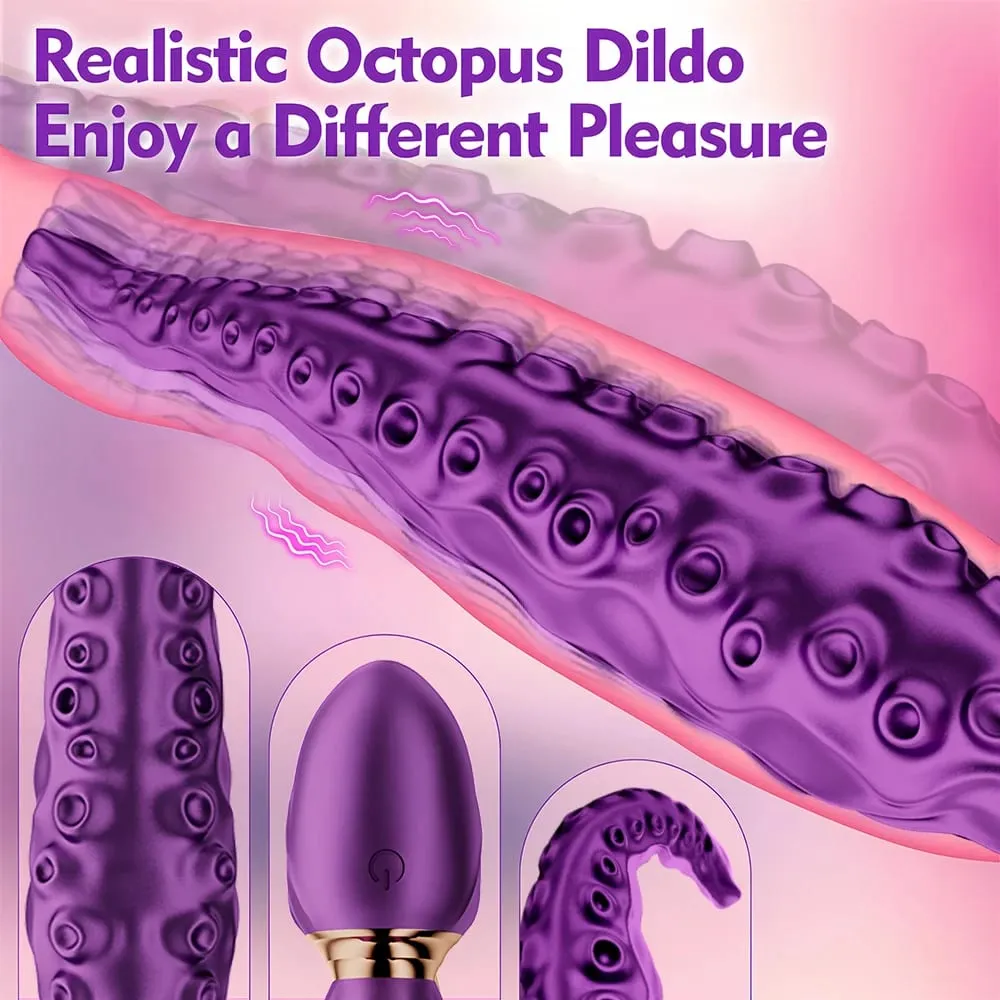 360 ° rotação vibratória monstro vibrador polvo tentáculo g-ponto clitóris vibradores estimulação do mamilo brinquedos sexuais adultos mulheres
