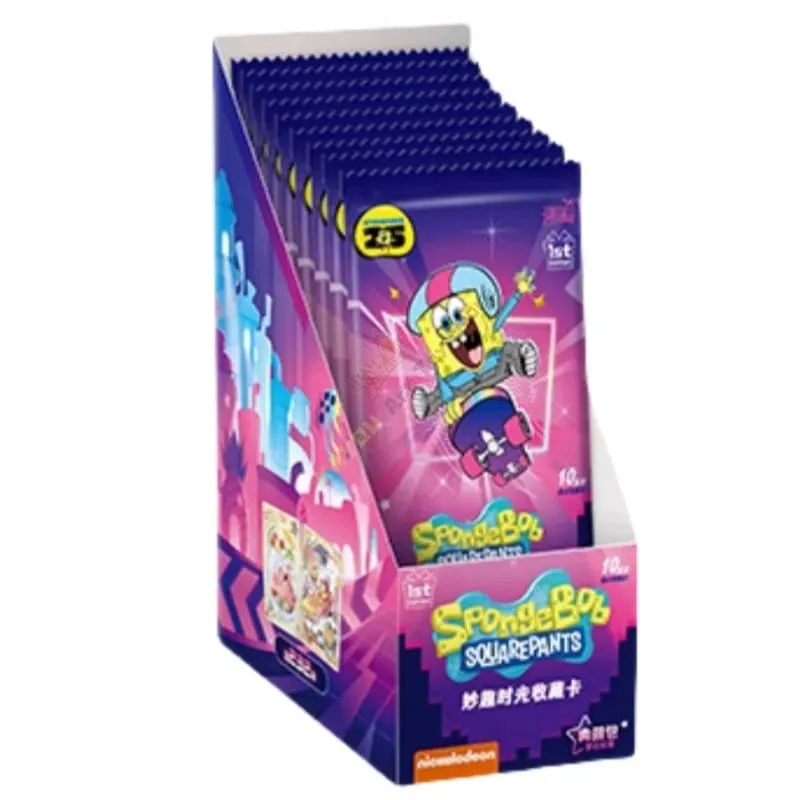 SpongeBob SquarePants Card Patrick Star Fun Time Gift Box Collection Cards ChildrenGifts Rare Collections Gift Toy