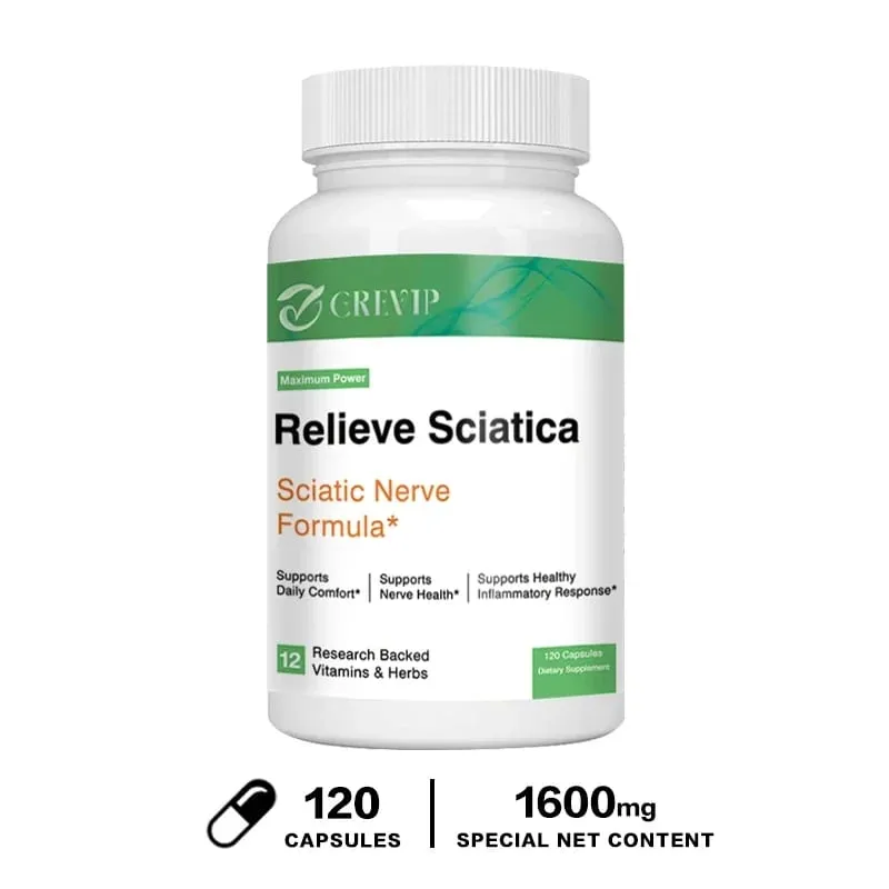 Sciatic Nerve Health Support - Improves Flexibility Strengthens Muscle and Endurance